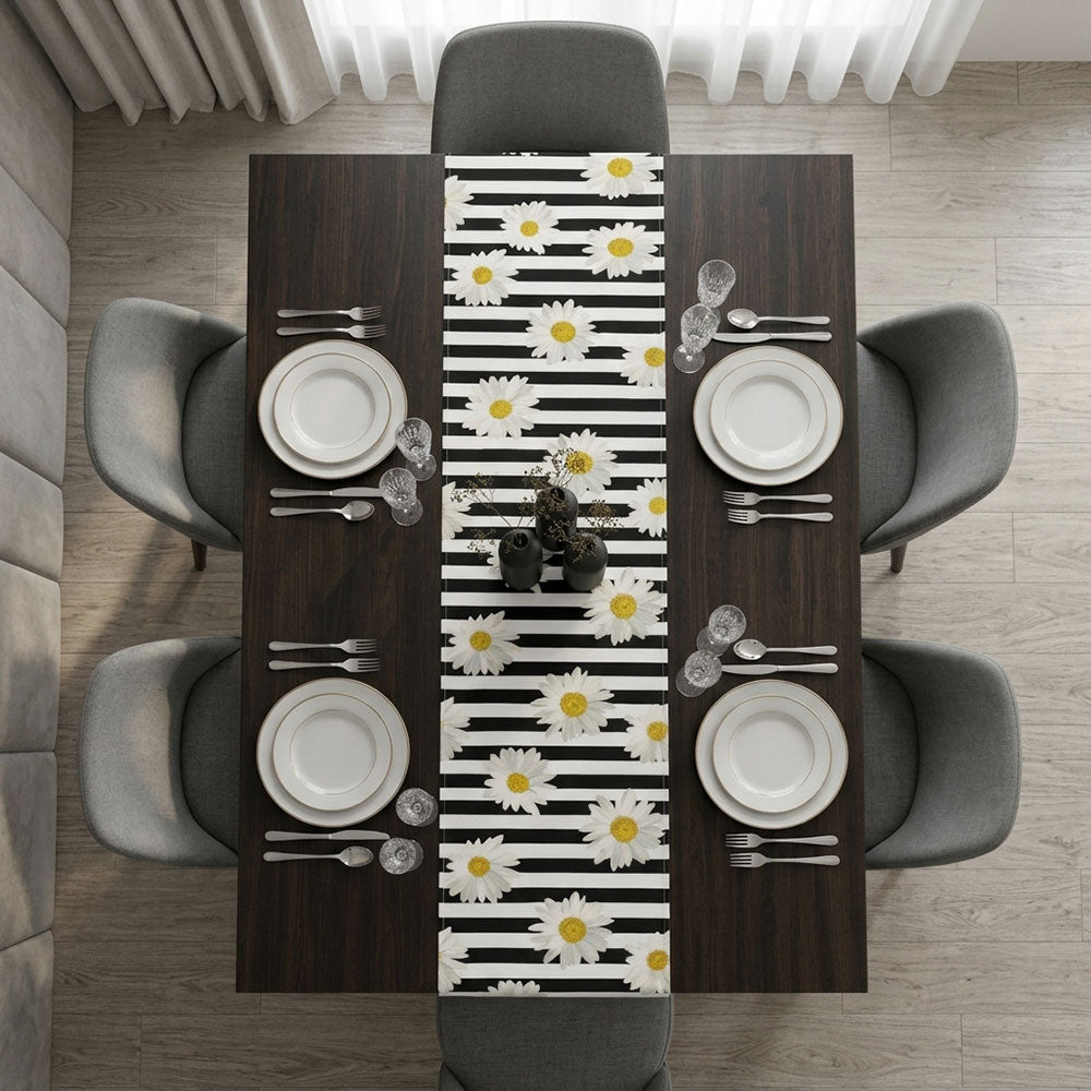 Daisyline Digital Printed Table Runner