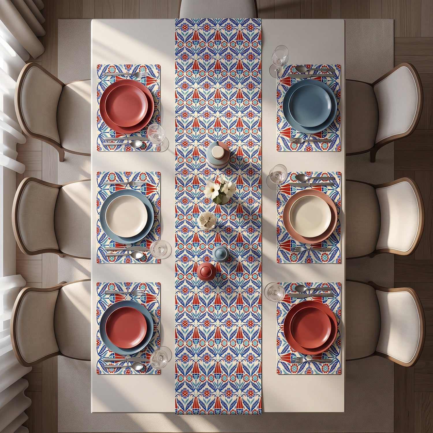 Ottoman Printed Table Linen Sets