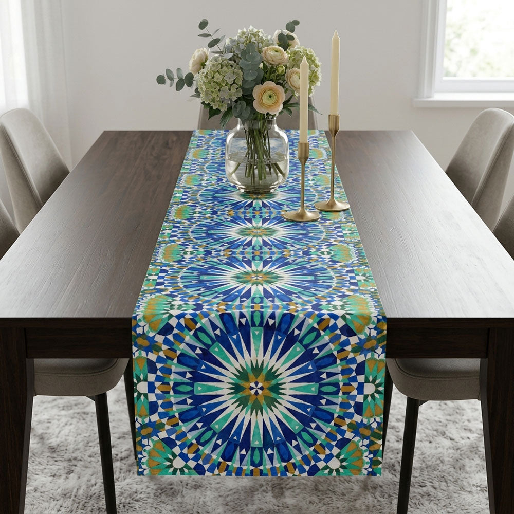 Morocco Digital Printed Table Runner