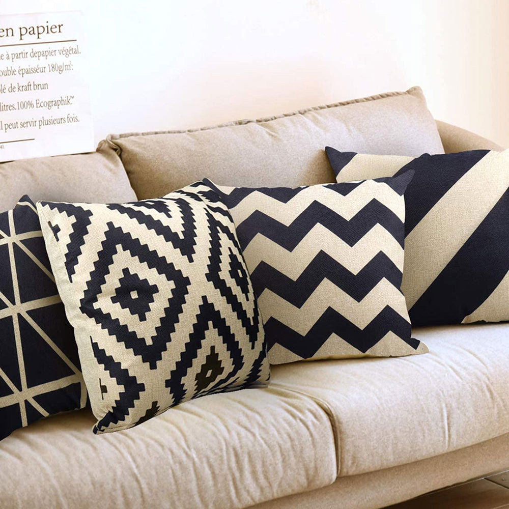 Scandi 4 PCS Cushion Covers Set