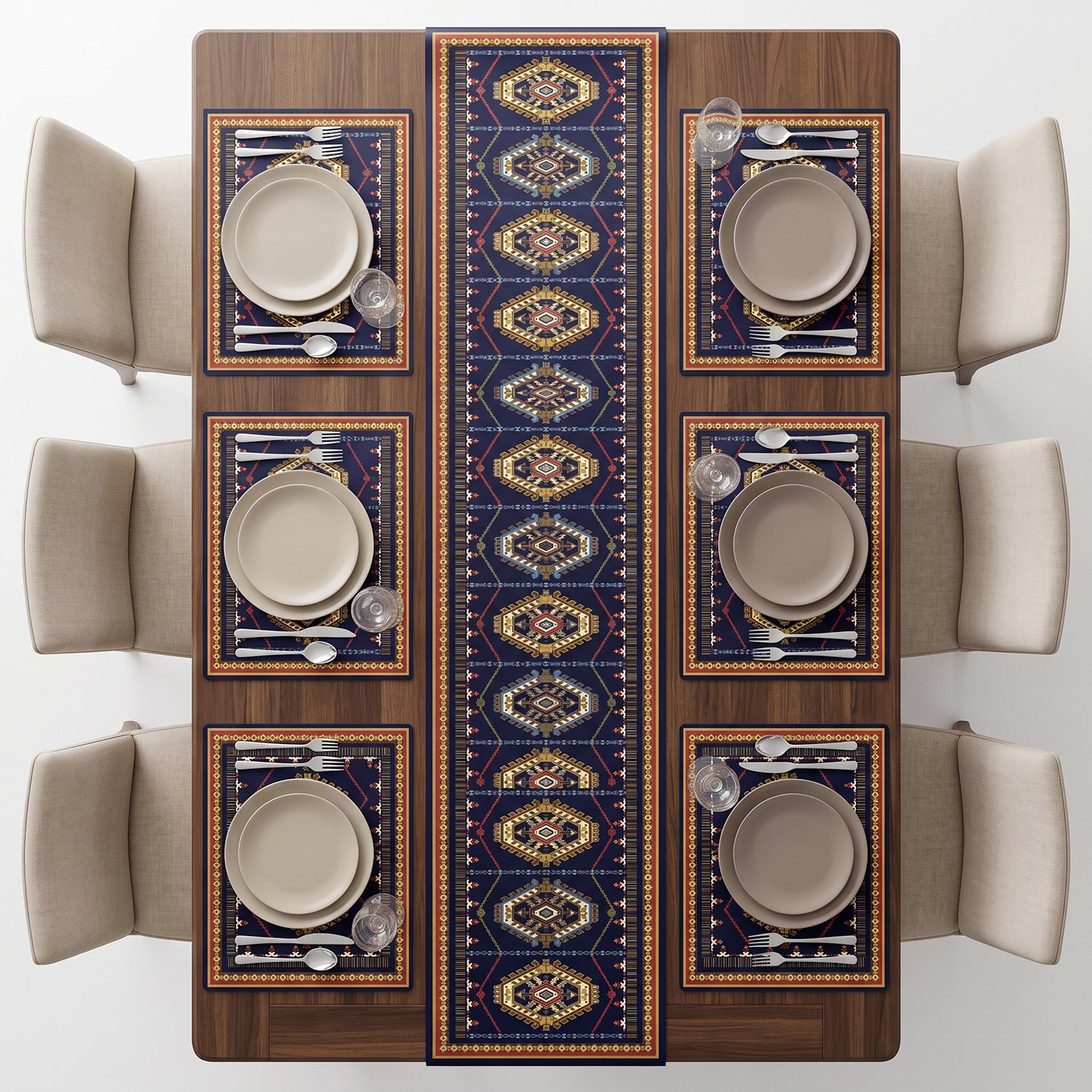 Kilim Printed Table Linen Sets