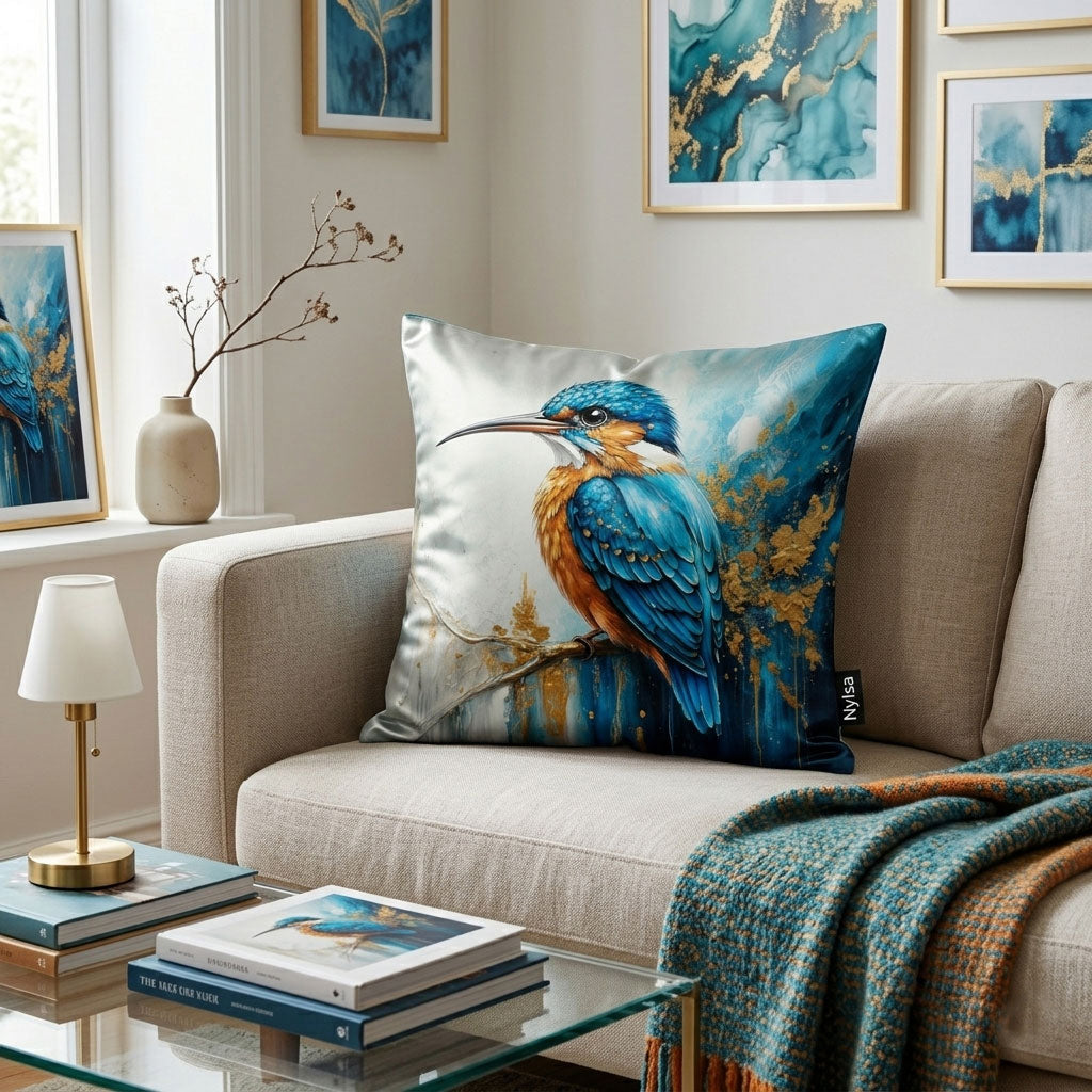 Cyanis digital printed cushion cover by Nylsa