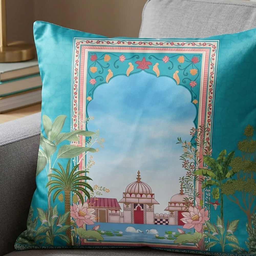 Mehrab digital printed cushion cover by Nylsa