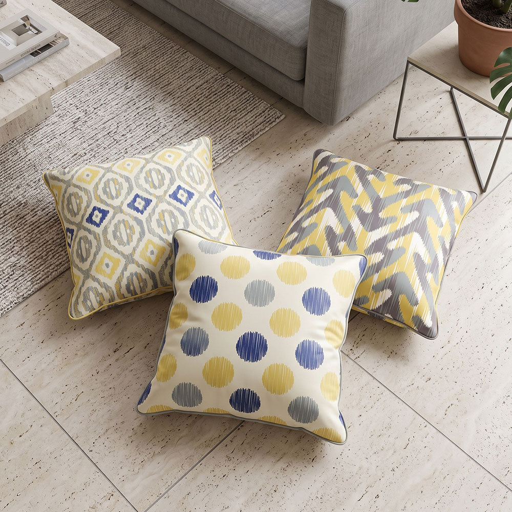 Medallion 3PCS Cushion Covers Set