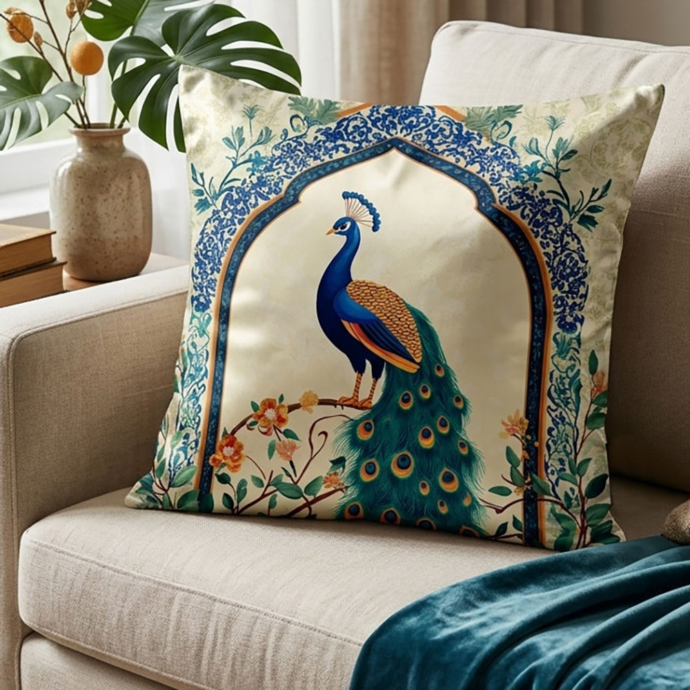 Mayura digital printed cushion cover by Nylsa