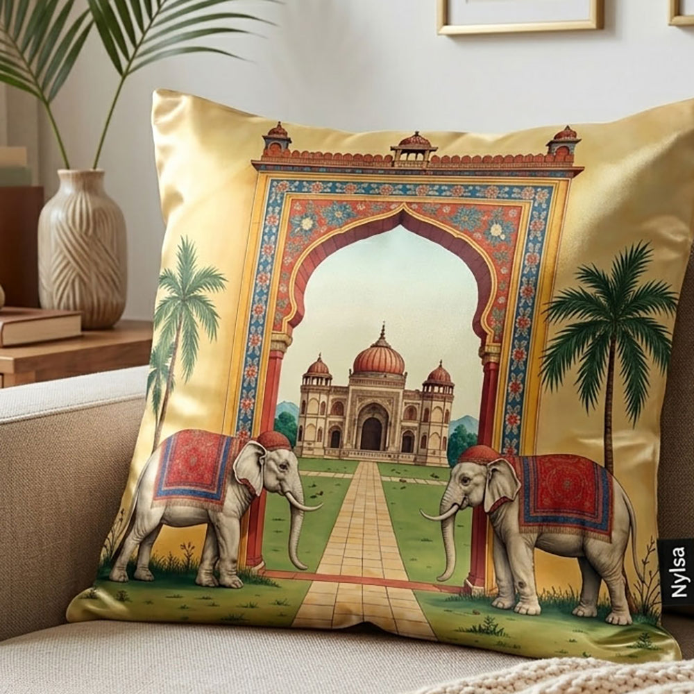 Shahkaar digital printed cushion cover by Nylsa