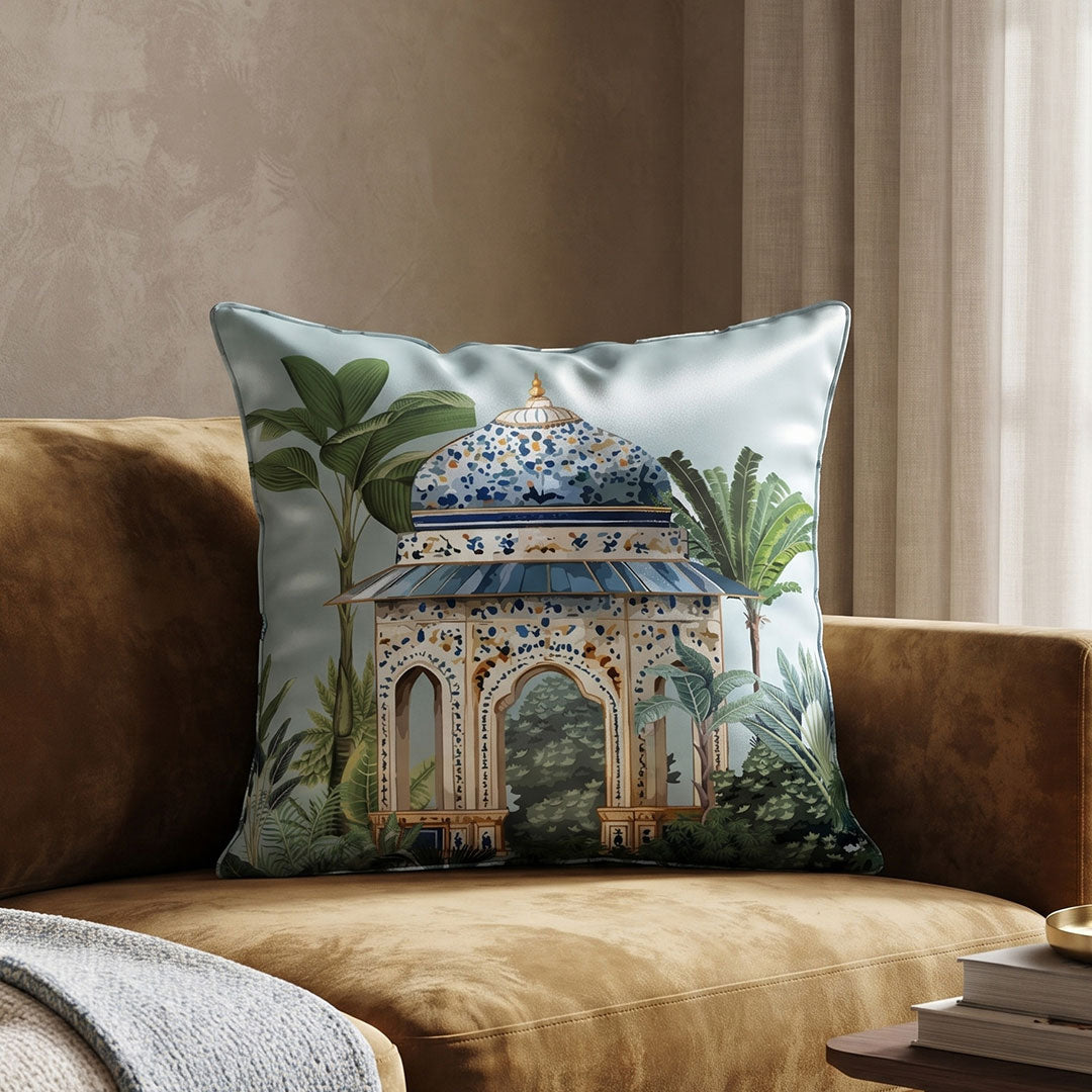Mughal Arch digital printed cushion cover by Nylsa
