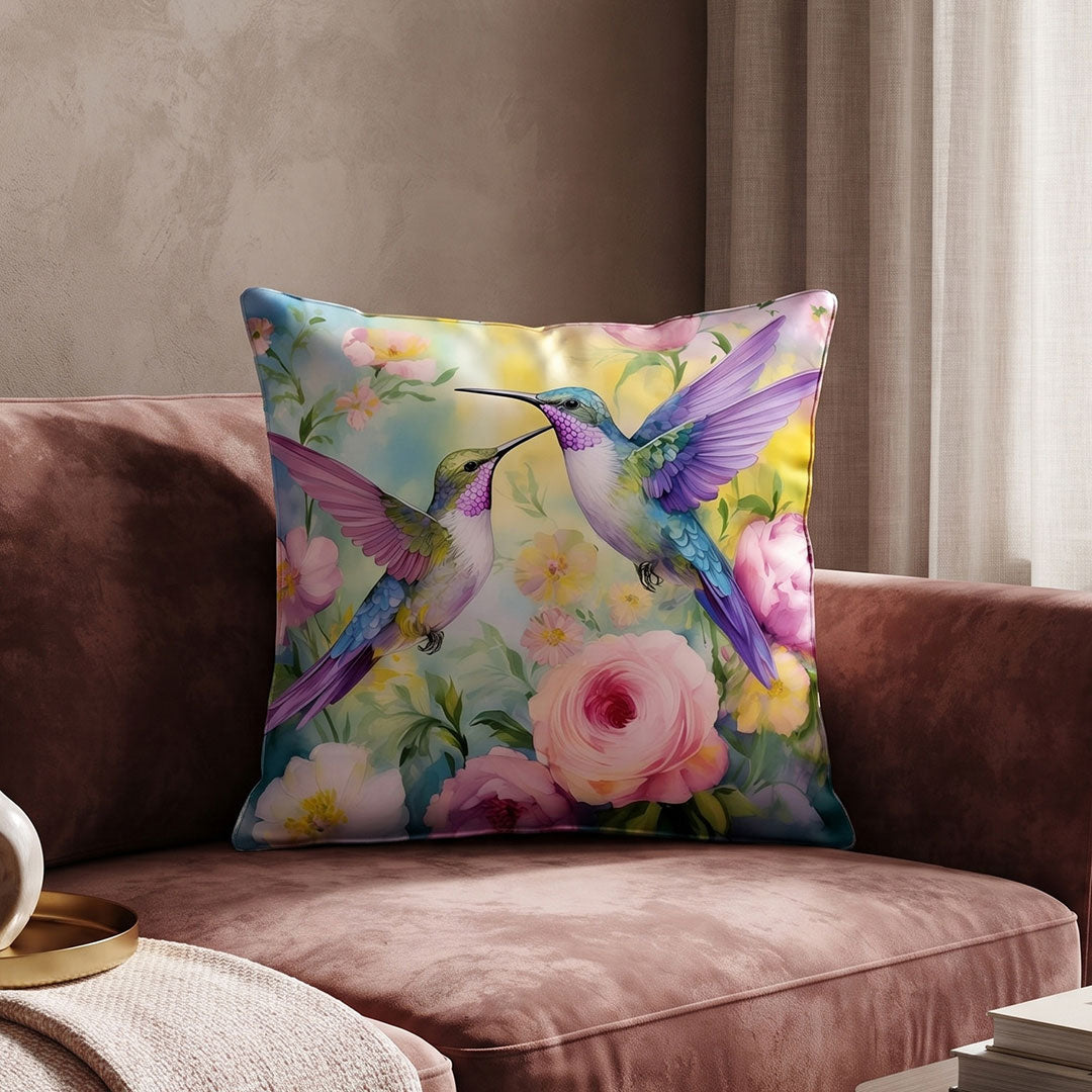 Humming Bird digital printed cushion cover by Nylsa