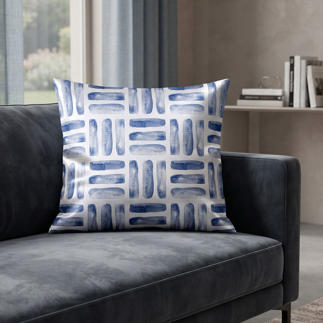 Azure decorative printed cushion cover by Nylsa