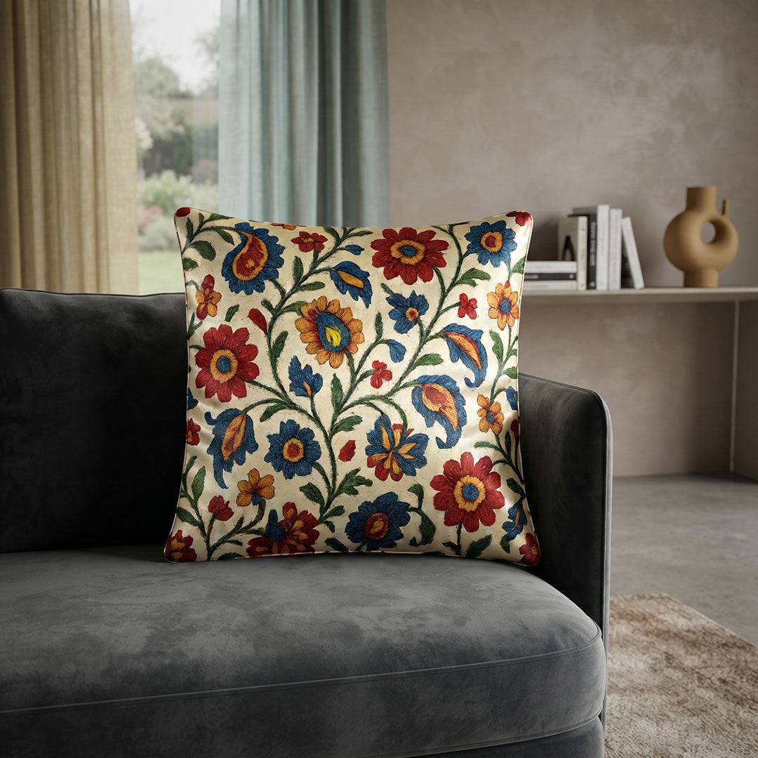 Folk Garden digital printed cushion cover by Nylsa