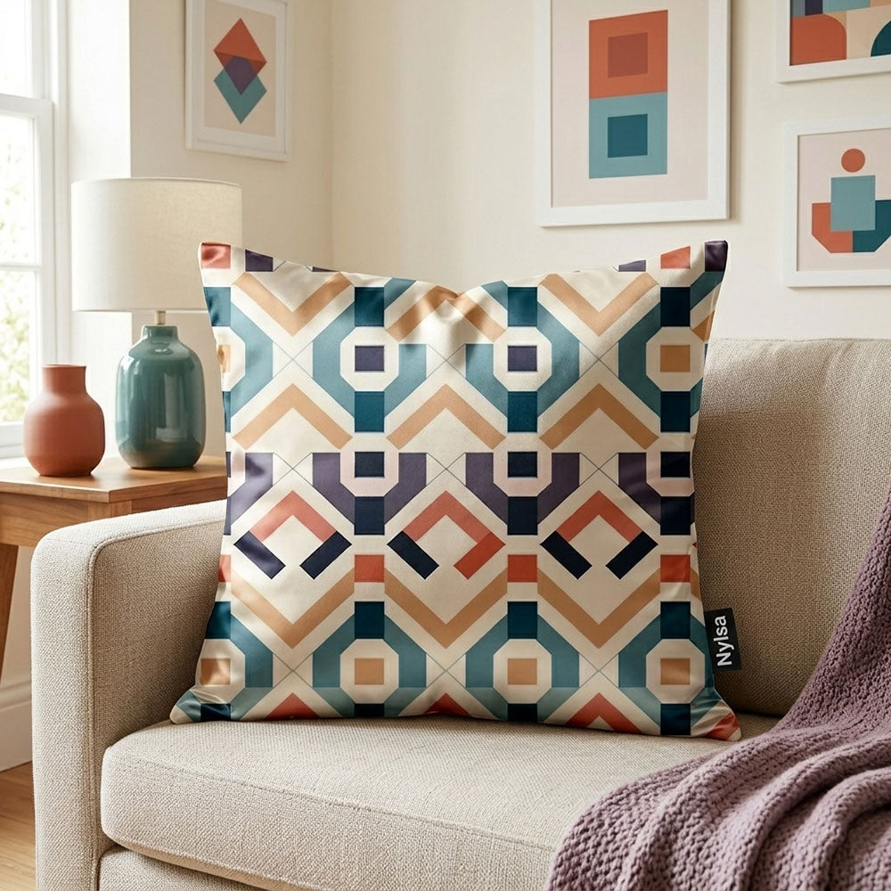 Prisma digital printed cushion cover by Nylsa